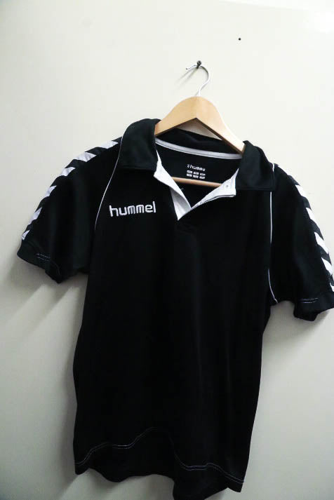 Vintage Man Hummel Black medium Authentic Functional Polo 20538