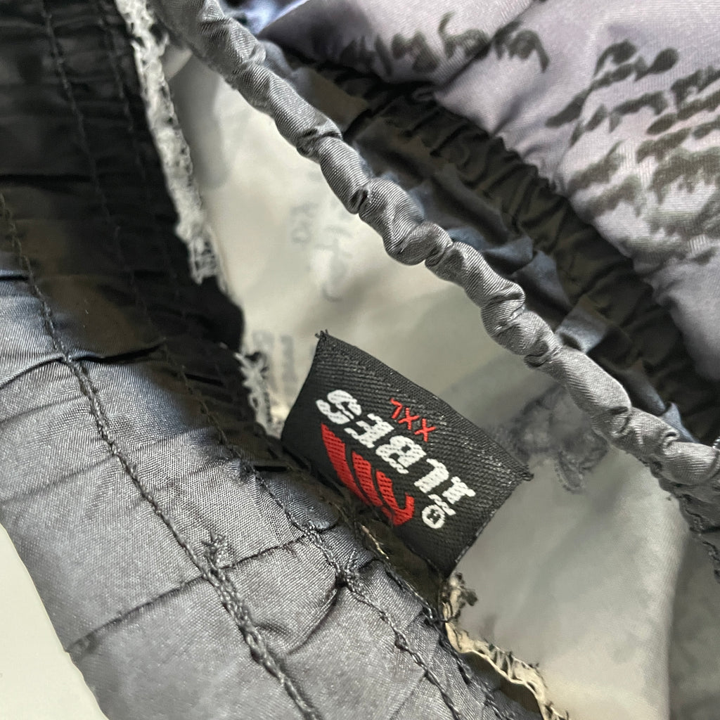 Y2K Camo Streetwear Shorts | Graphic Swim Shorts XXL W28 L5 SKU 5286