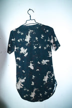 Women black Cameo rose V-neck mini dress UK 8|L33 W15|SKU 6624