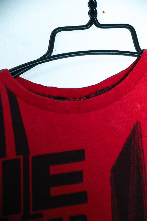 Vintage Kids 10YRS Star wars Tie Fighter graphics orange tees|SKU 6625