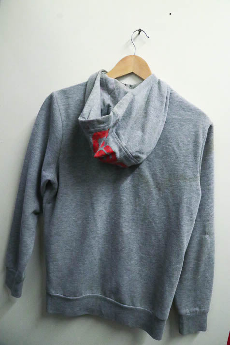 Vintage Cabrini medium grey zip up hoodie