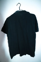 Vintage men black Boxeur Des Reus short sleeve polo shirt in S|L27 W21|SKU 6632