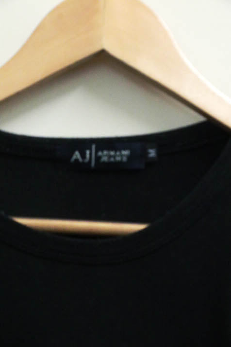 Vintage black medium mens Armani Jeans tshirt