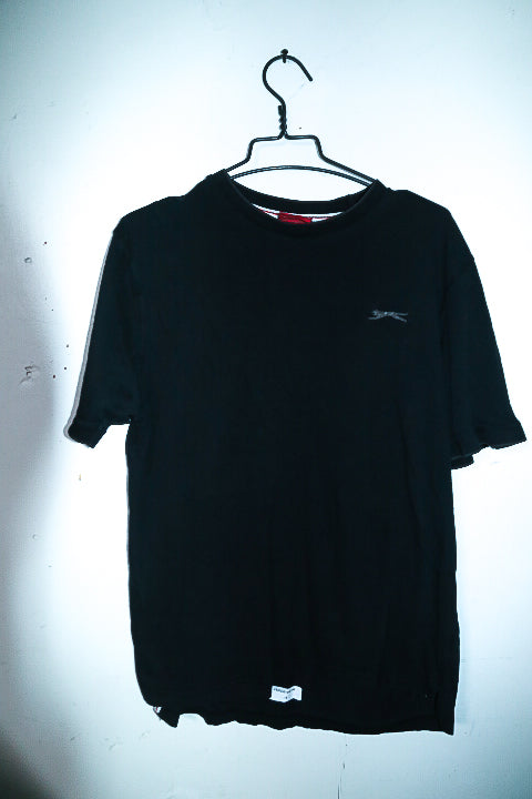 Vintage men Slazenger black plain short sleeve tees in M|L29 W18|SKU 6635