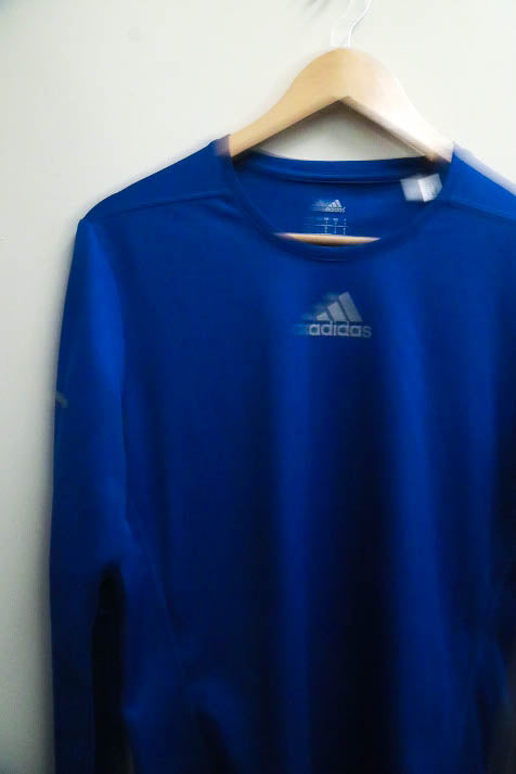 Vintage blue Adidas mens full sleeve tees
