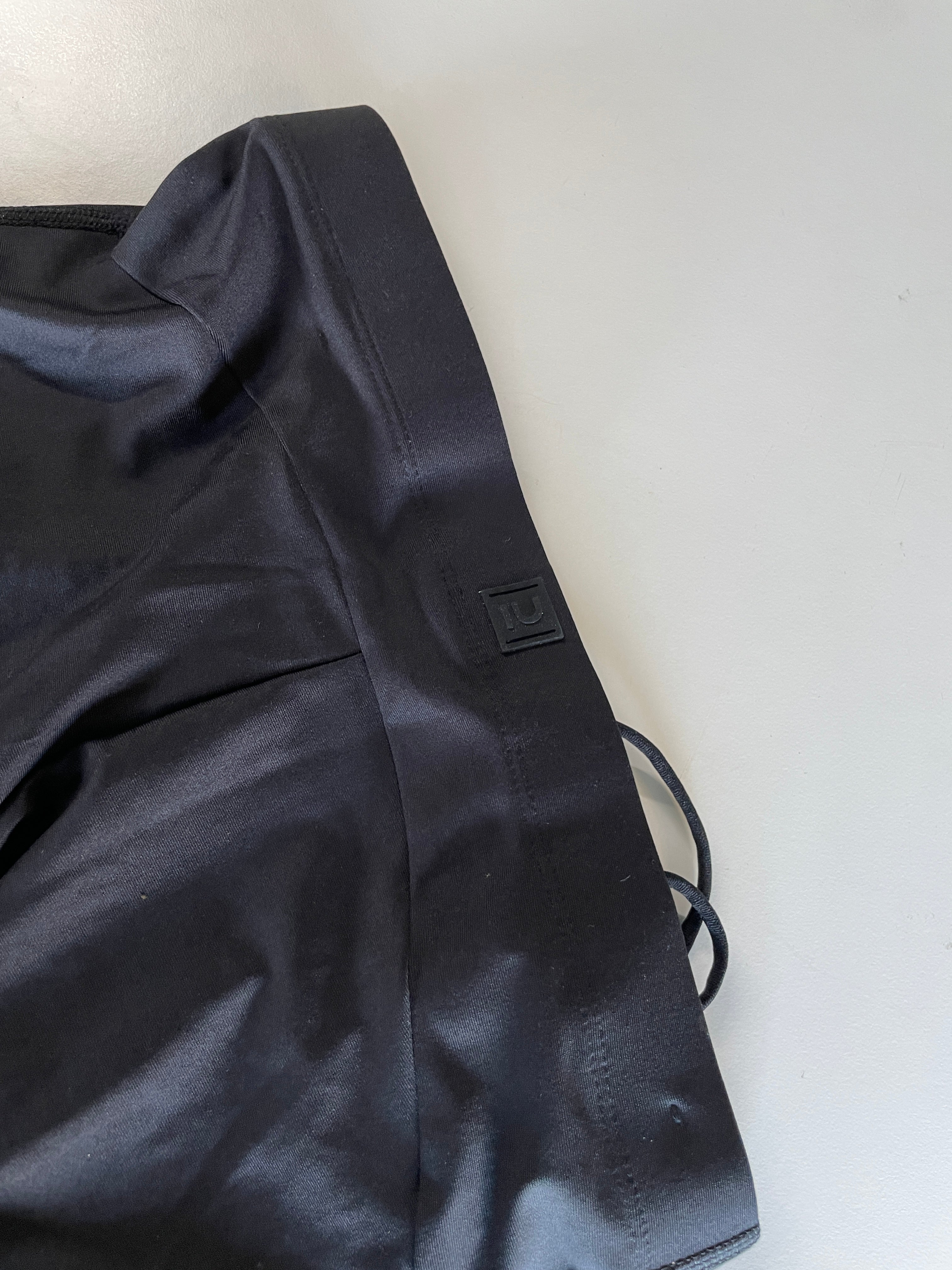 Decathlon womens black work out tight in waist 28 L 30 sku 5298