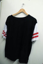 Vintage New york Aestethics print black retro tees