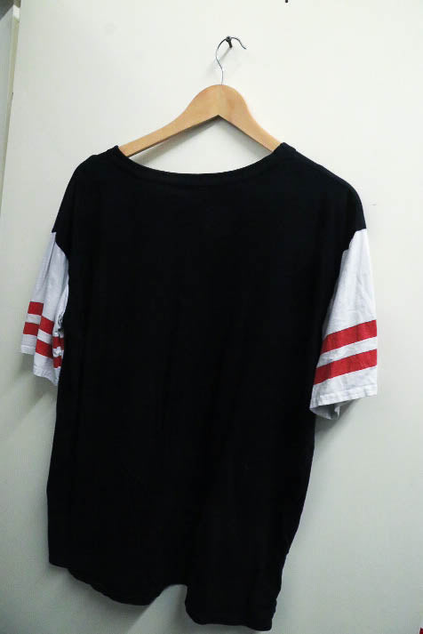 Vintage New york Aestethics print black retro tees