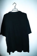 Vintage men black Chapter chanter graphics oversize tees in 2XL|L32W26|SKU 6638