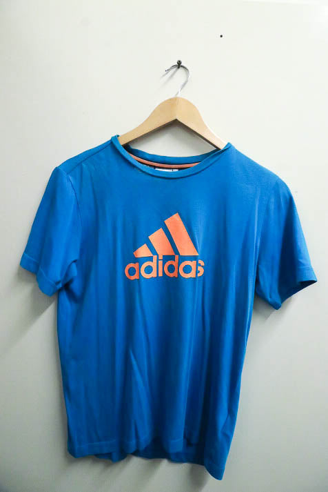 Vintage blue womens Adidas medium tees