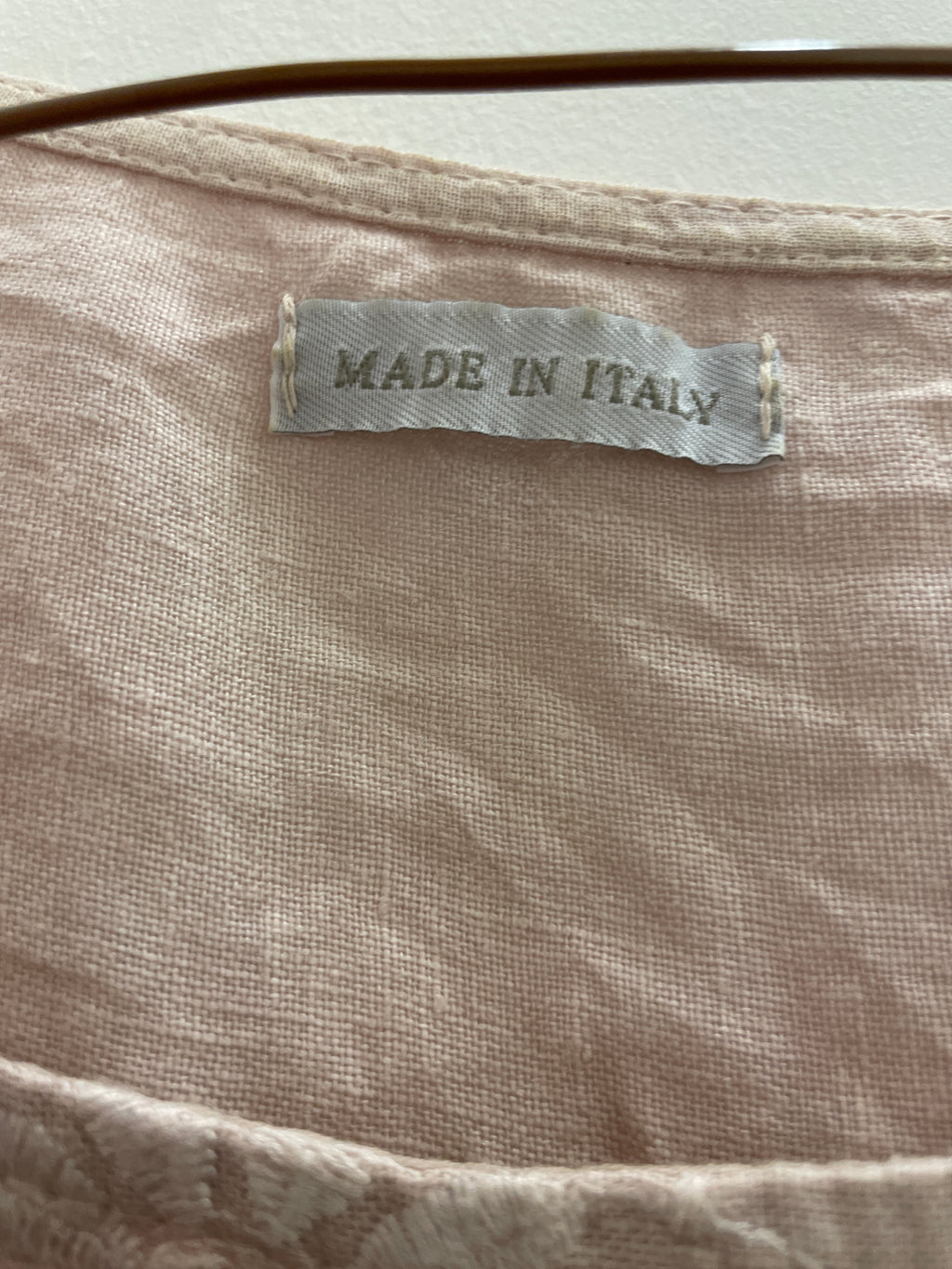 Rubynee Vintage y2k knee length crew neck peach dress size L