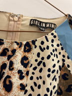 Rubynee Vintage y2k Girlinmind Animal Print Angel Sleeve Midaxi Dress