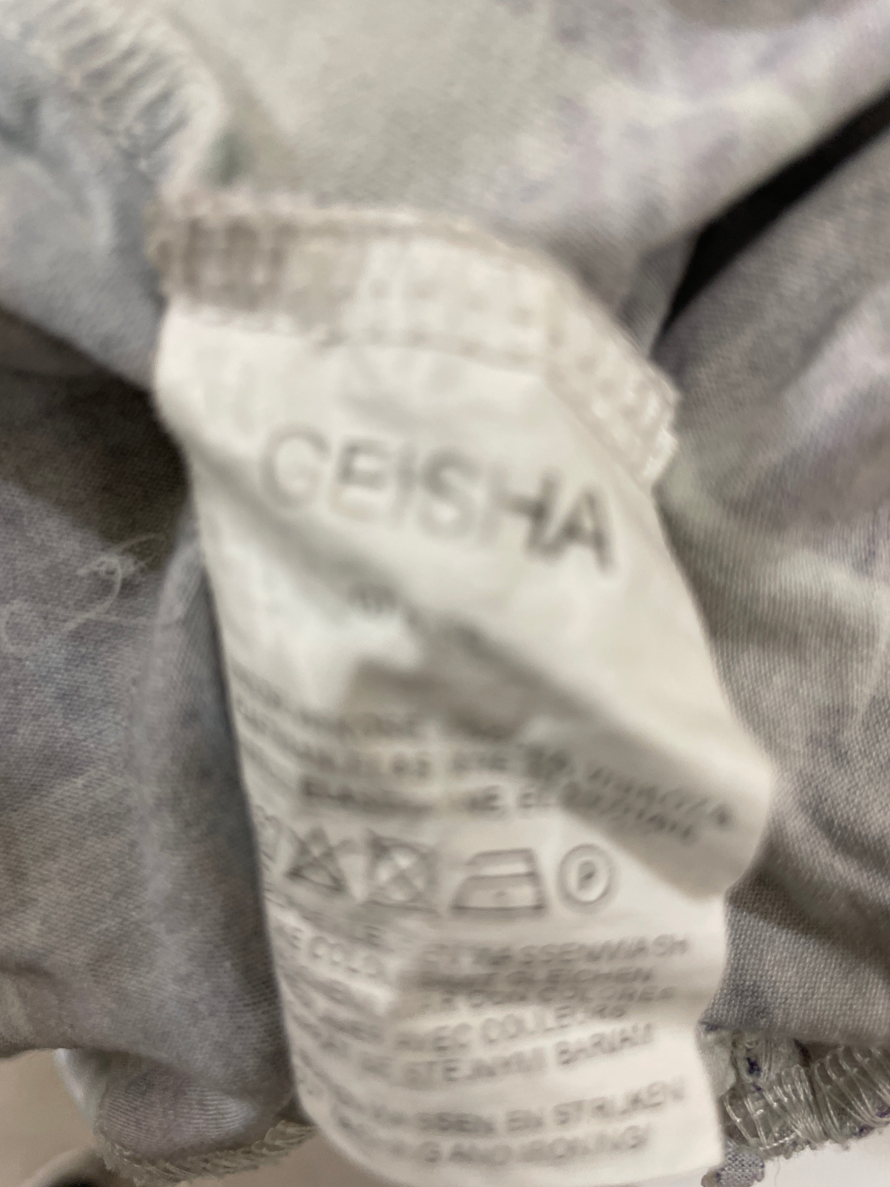 Geisha graphics women purple dress size S