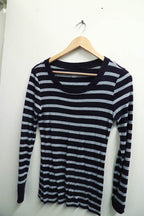 Vintage womens multi stripe long sleeve tees