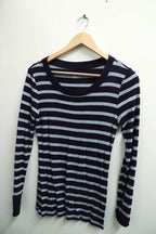 Vintage womens multi stripe long sleeve tees