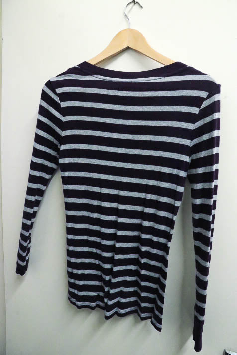 Vintage womens multi stripe long sleeve tees