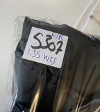 90's Deadstock Y2K Black Leather Stiche Coat Jacket, Vintage Goth Buffy Grunge Black Leather Coat, Size S  L/ xl  L 35 W 23 SKU 5307