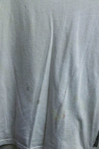 Vintage womens flower embroidery white tshirt