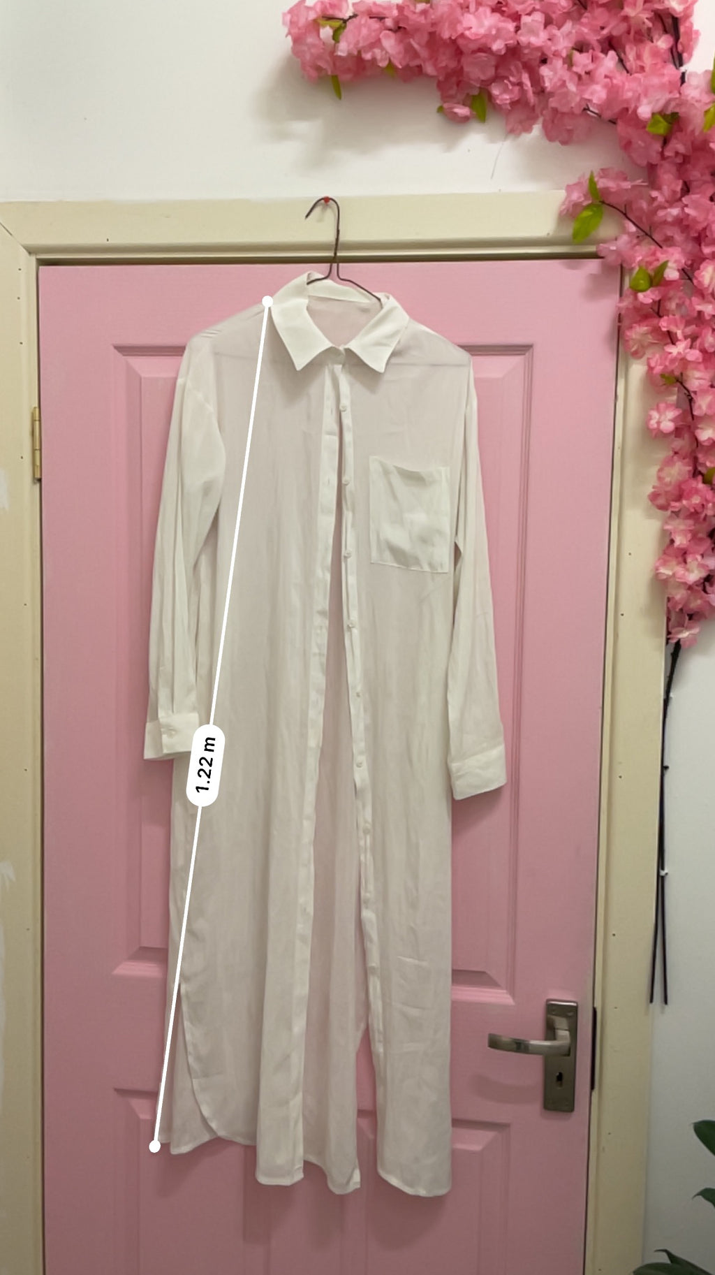 Rubynee Vintage y2k White Fiona Midi Shirt Dress