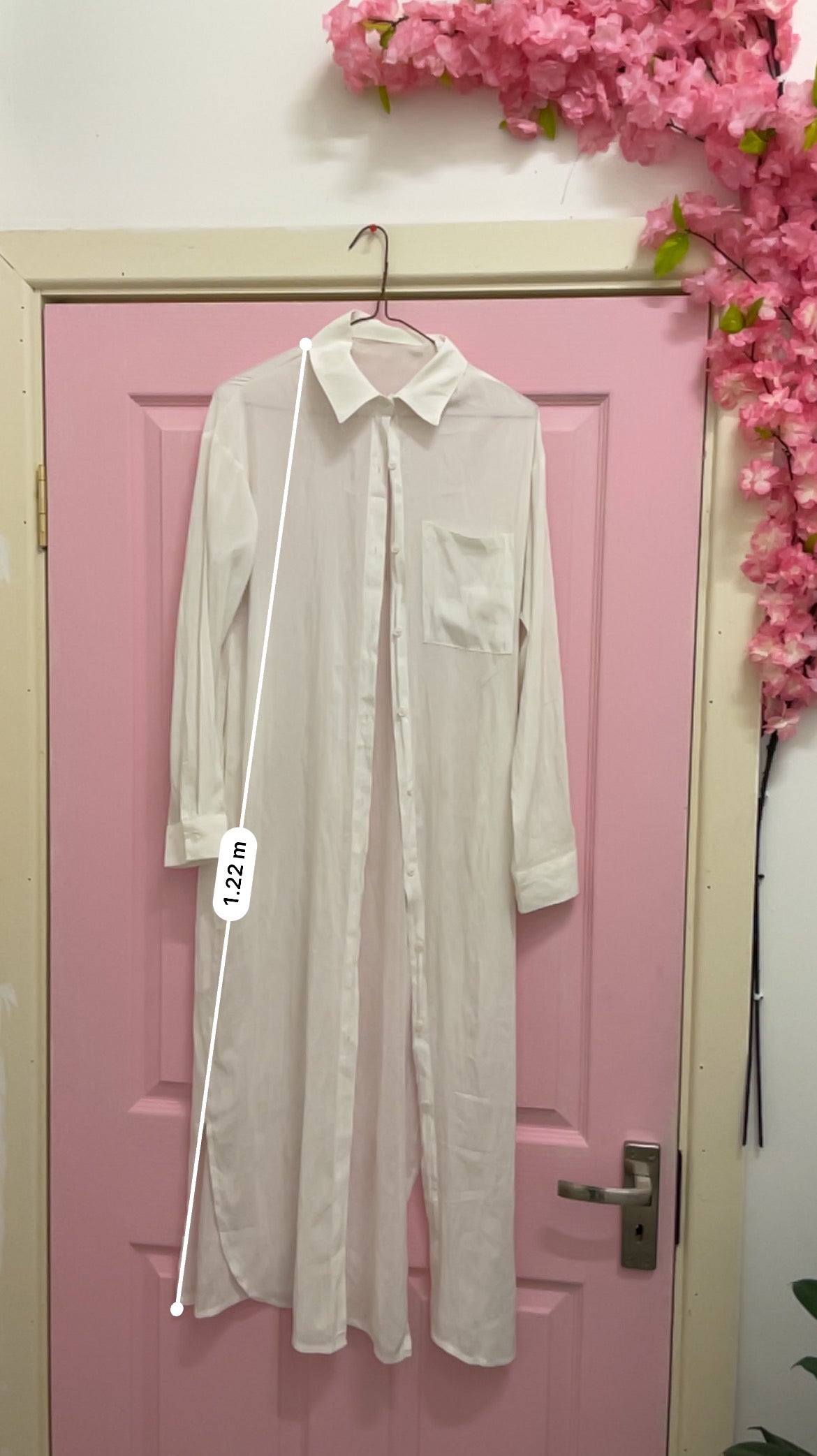 Rubynee Vintage y2k White Fiona Midi Shirt Dress