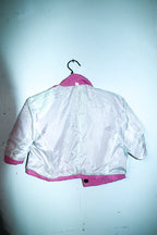 Vintage Zara women pink cropped blazer jacket in M|L20 W19|SKU 6650