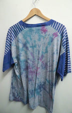 Vintage Nature club graphics blue mens tshirt