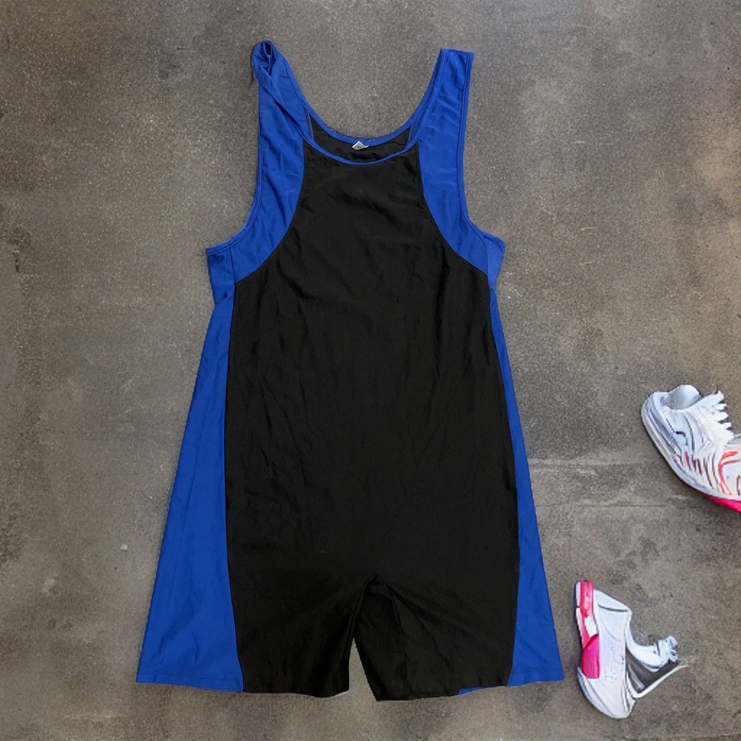 Rubynee Vintage y2k black unisex sleeveless sport bodysuit