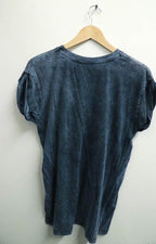 Vintage son of anarchy print grey top uk 10