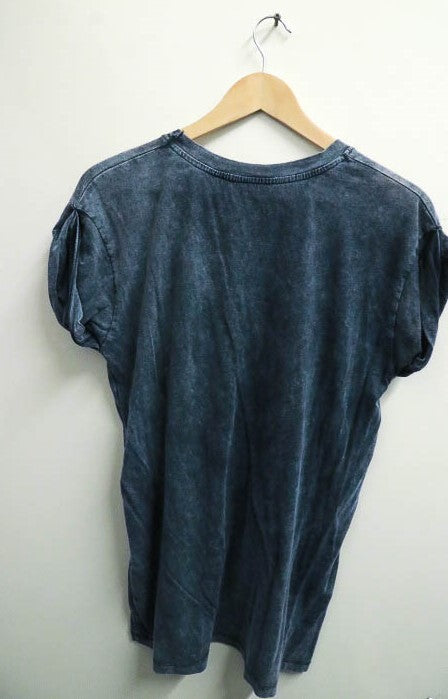 Vintage son of anarchy print grey top uk 10