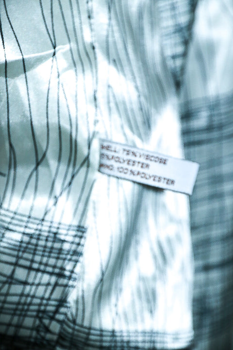 Vintage women Walter tweed black & cream patterned long sleeve blazer jacket in M|L24 W18|SKU 6652