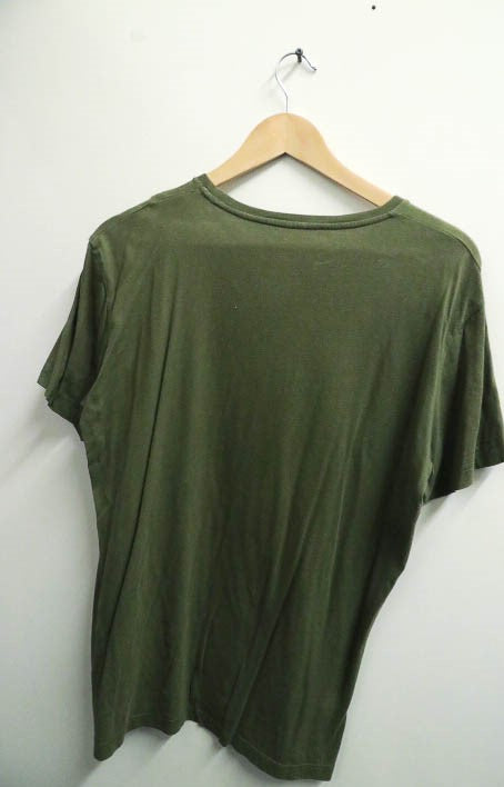 Vintage large green calivin klein jeans tshirt