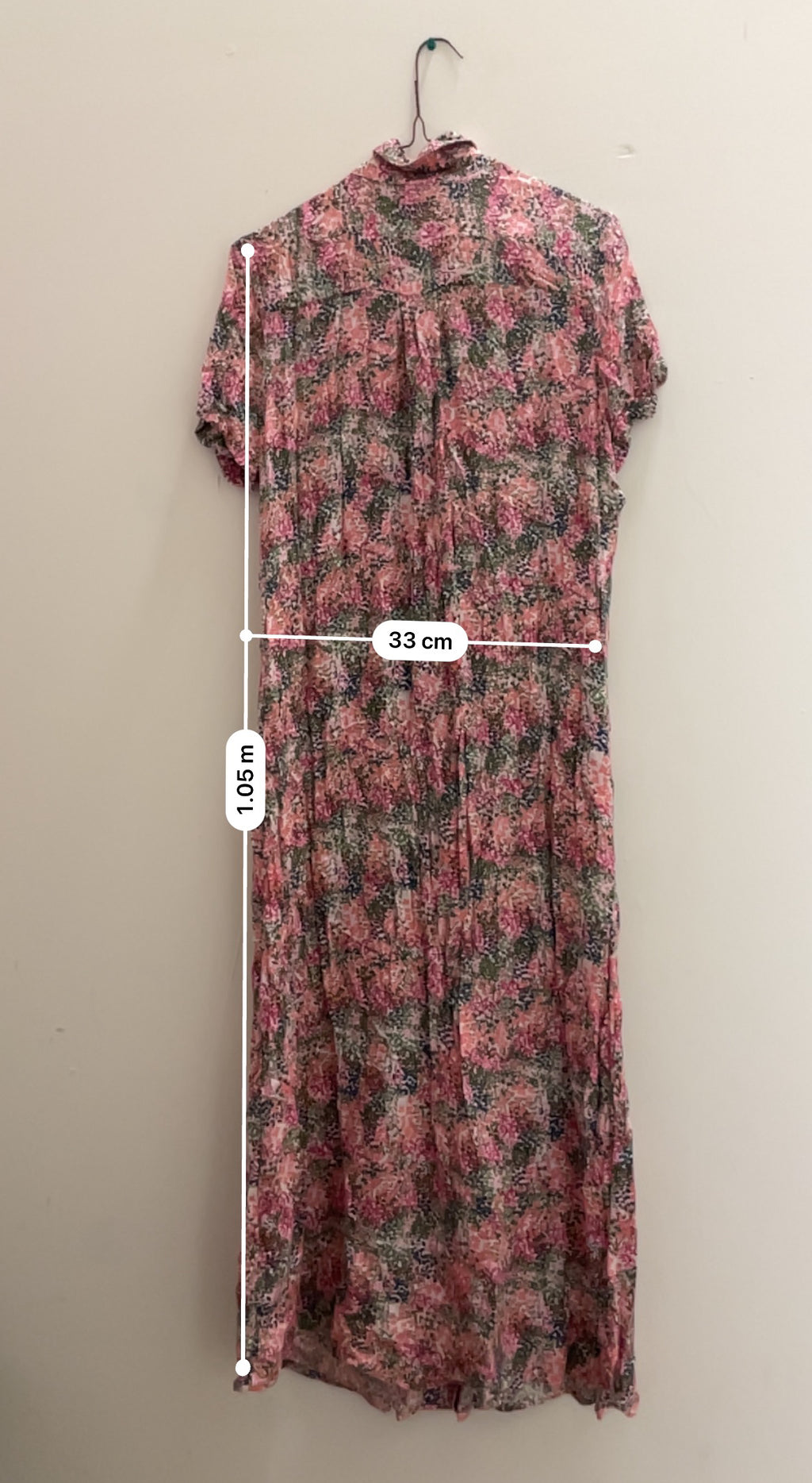Midi pink shirt dress from Next
