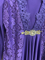 Rubynee Vintage y2k mini lace purple dress