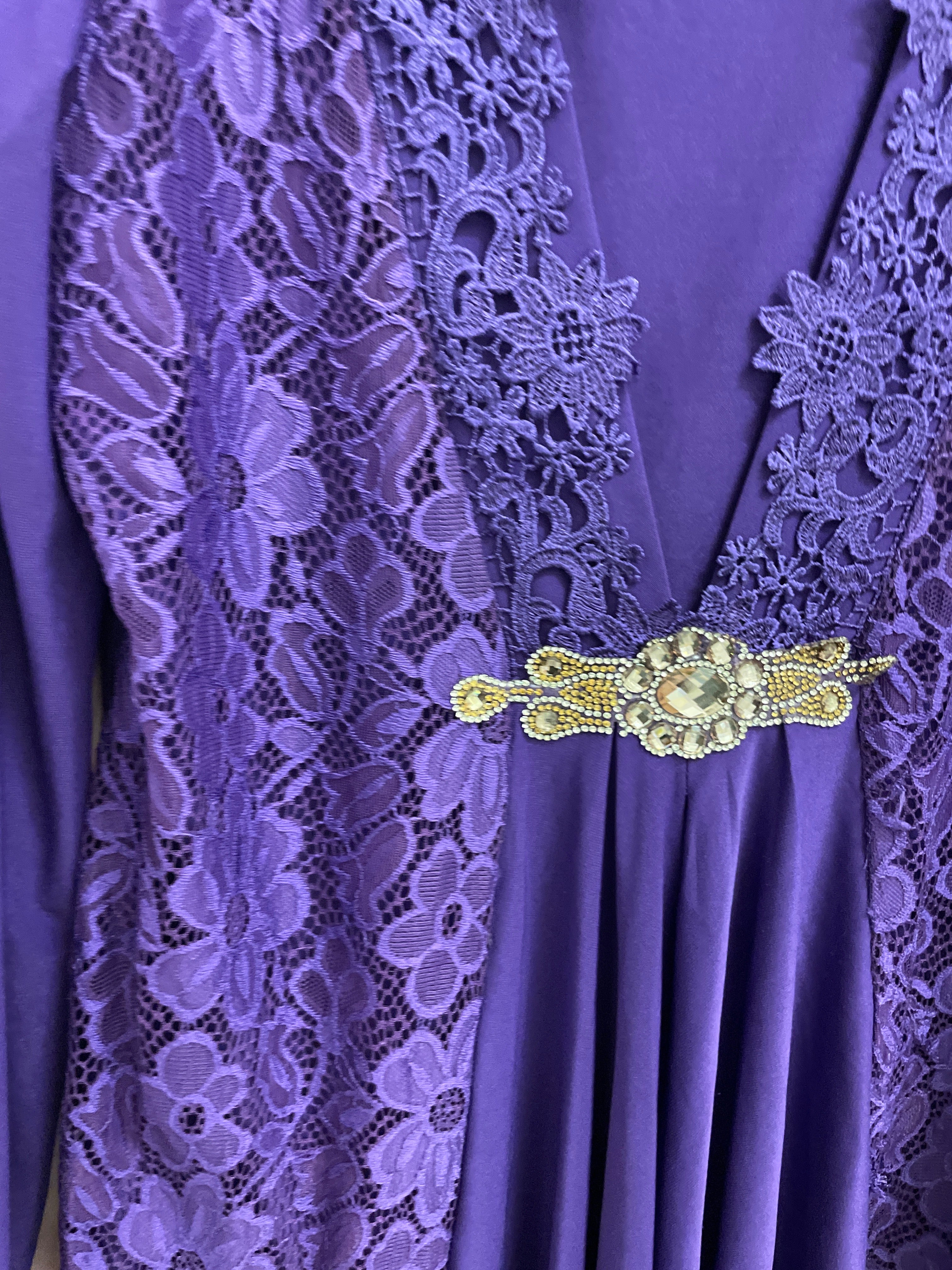 Rubynee Vintage y2k mini lace purple dress