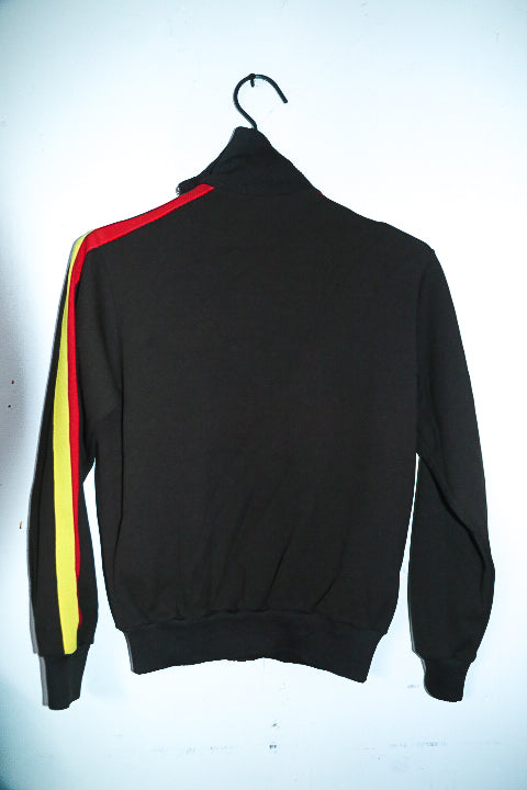 Vintage women 70s ASV Germany Zipper Army NVA Trainer Jacket Brown in M|L26W17|SKU 6656