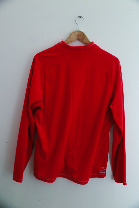 Vintage Man Dare 2B Half zip up fleece red Cardigan