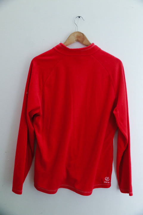 Vintage Man Dare 2B Half zip up fleece red Cardigan