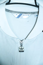 Vintage women Adidas original Adicolor white & black colorblock track jacket M|L26W20|SKU 6657