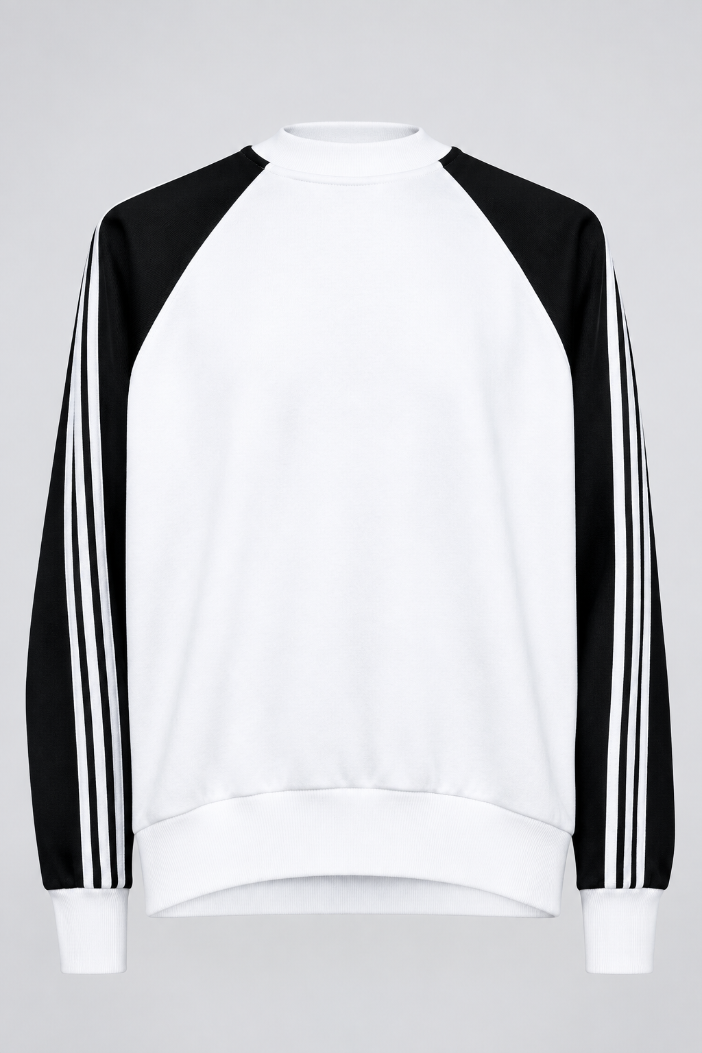 Vintage women Adidas original Adicolor white & black colorblock track jacket M|L26W20|SKU 6657