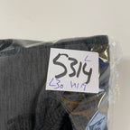 Men's  grey Half Zip Running Pullover Soft Black Stripe L 30 W 19 in size L  SKU 5314