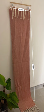 Vintage Parfois womens pink cashmere scarf