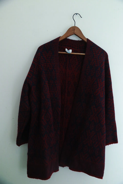 Vintage Old Navy brown wool coat size M