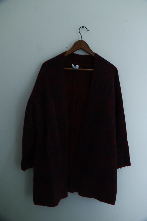 Vintage Old Navy brown wool coat size M