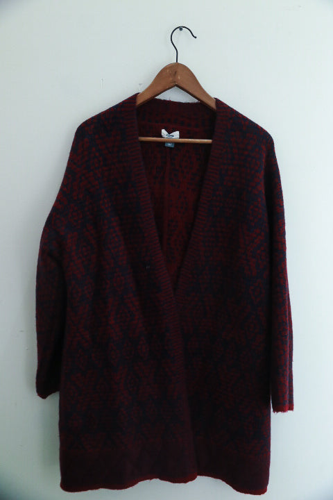Vintage Old Navy brown wool coat size M
