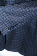 Vintage Tollego 1900 mens grey checkered blazers size 54