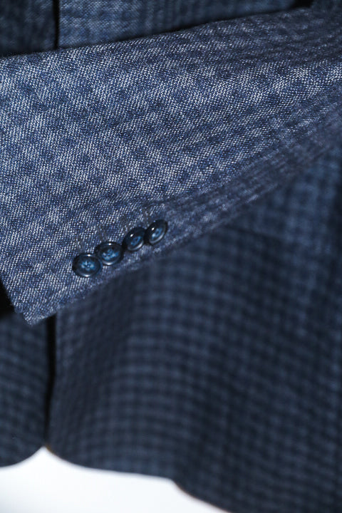 Vintage Tollego 1900 mens grey checkered blazers size 54