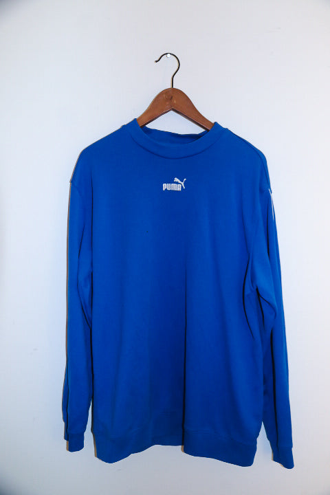 Vintage Puma TEAMGOAL23 656969 Men's blue xlarge Sweatshirt