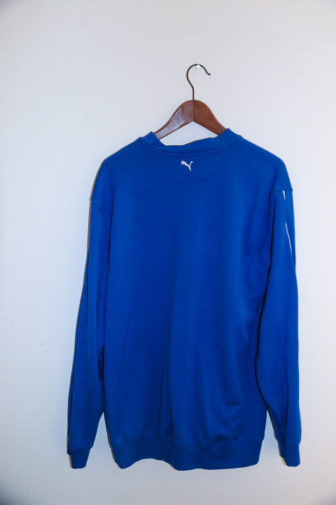 Vintage Puma TEAMGOAL23 656969 Men's blue xlarge Sweatshirt