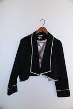 Vintage Limited Edition womens cropped black jacket