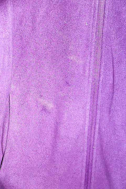 Vintage women purple fleece full zip high neck jacket in M|L28 W20|SKU 6665